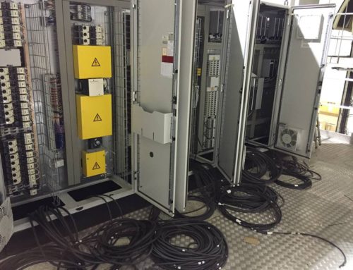 Cable tray and motor control center wiring