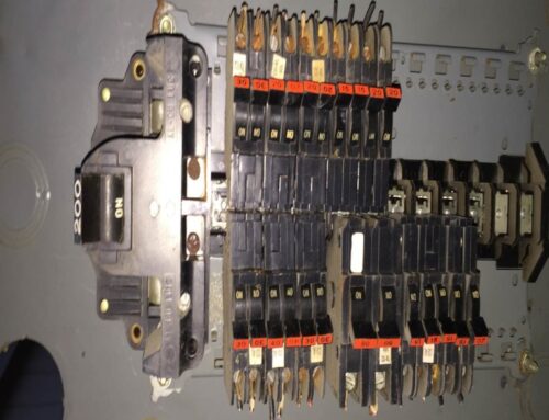 Panel damage resulting from temperature changes and condensation.